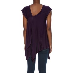 Clea Ray Tops - Handkerchief Hem Top Clea Ray Tops - Handkerchief Hem Top